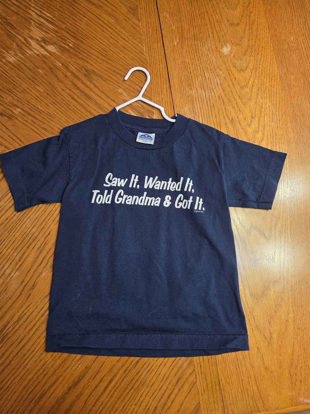 Navy Graphic Kids Tee - Saw It, Wanted It